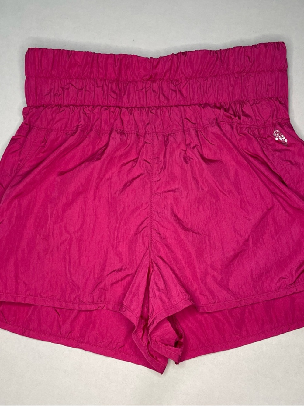 FP Movement by Free People Hot Magenta High-Waist Athletic Shorts